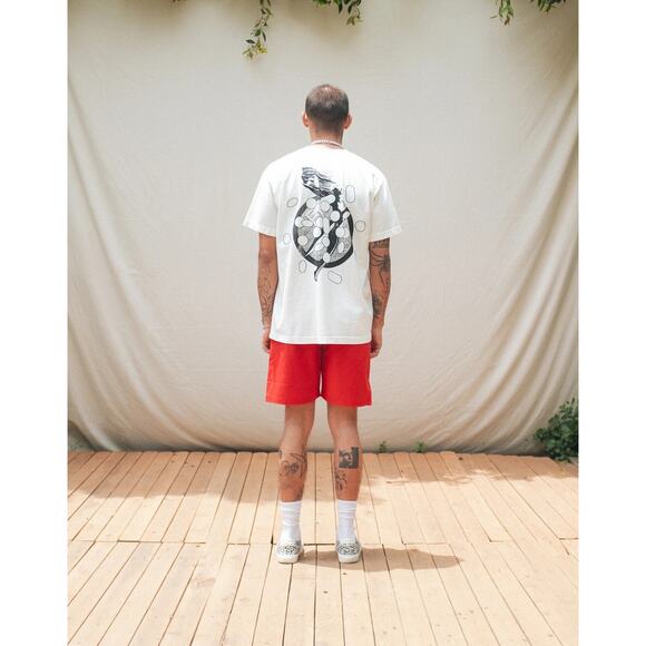 FREE reFILLS Readywear Clothing Men's T-Shirt Pills Heavyweight Relaxed Fit Tee - Picture 3 of 3